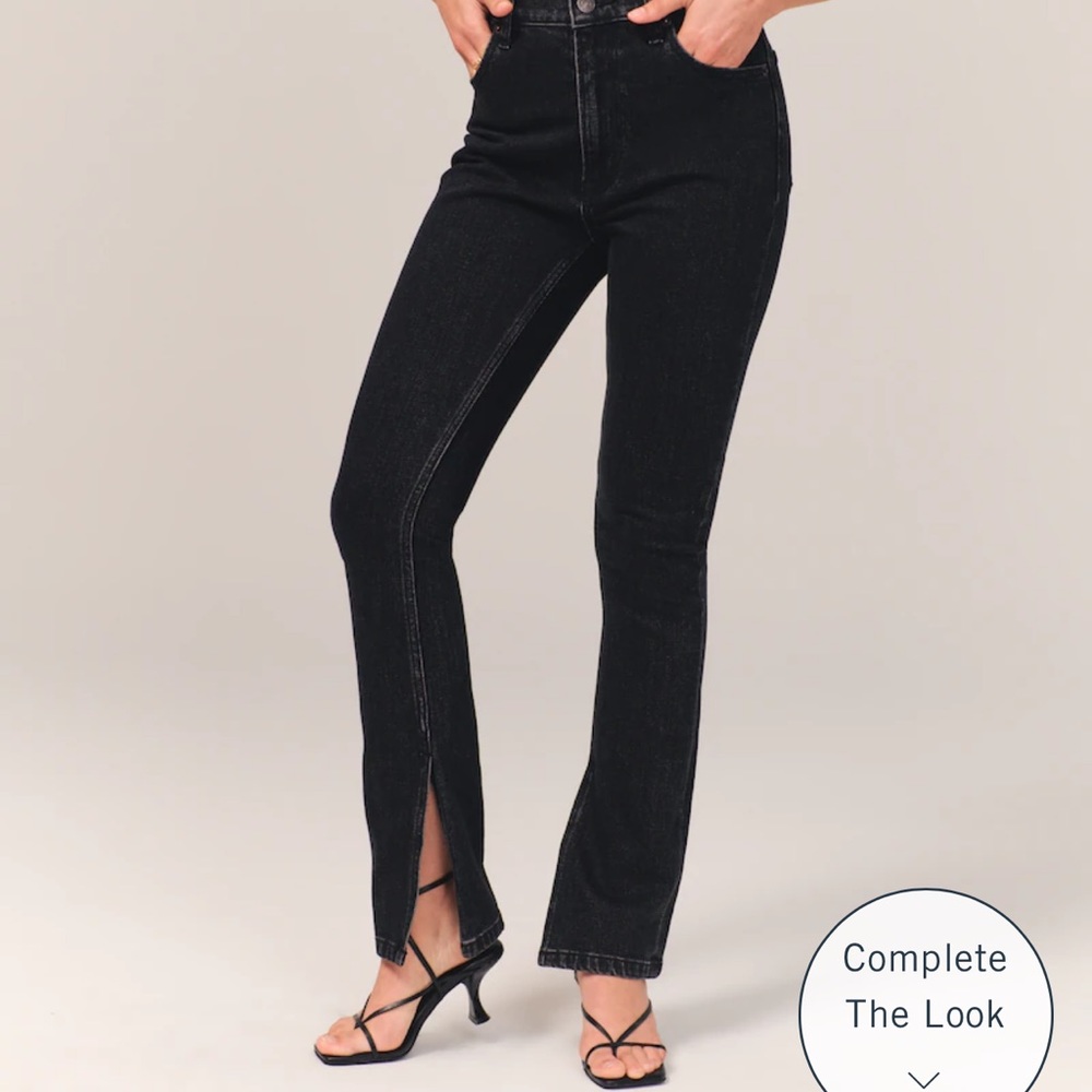 Abercrombie Split Hem Jeans